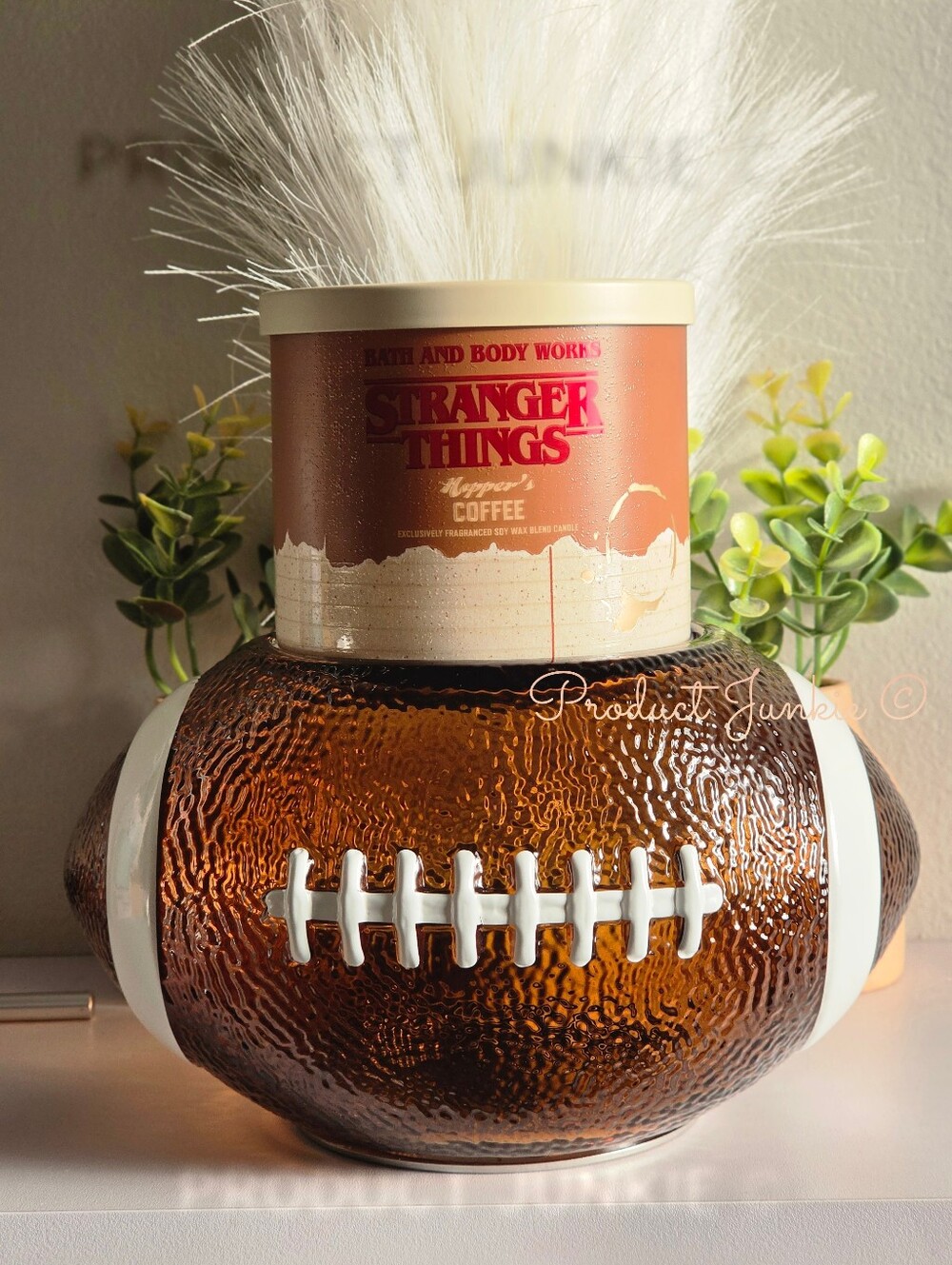 Football 3-Wick Candle Holder by Bath & Body Works